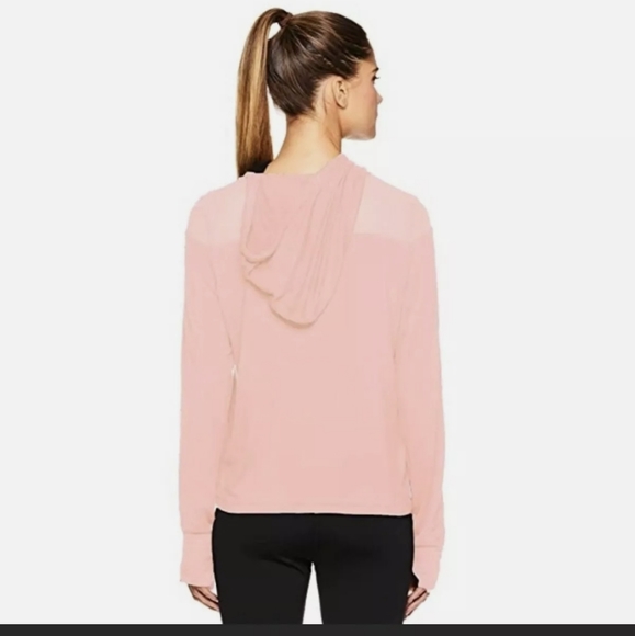 Gaiam Naomi Mesh-Detail Cropped Hoodie - Picture 3 of 7